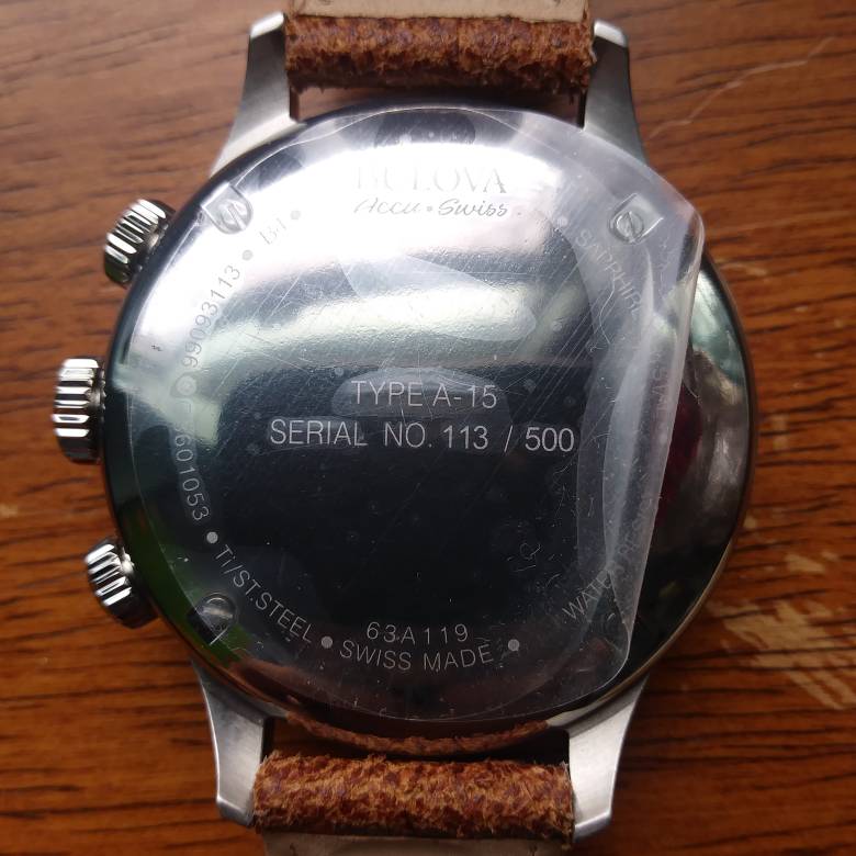FSOT: RARE! Bulova A-15 ref. 63A119 Limited Edition - Full FSOT: RARE! Bulova A-15 ref. 63A119 Limited Edition - Full