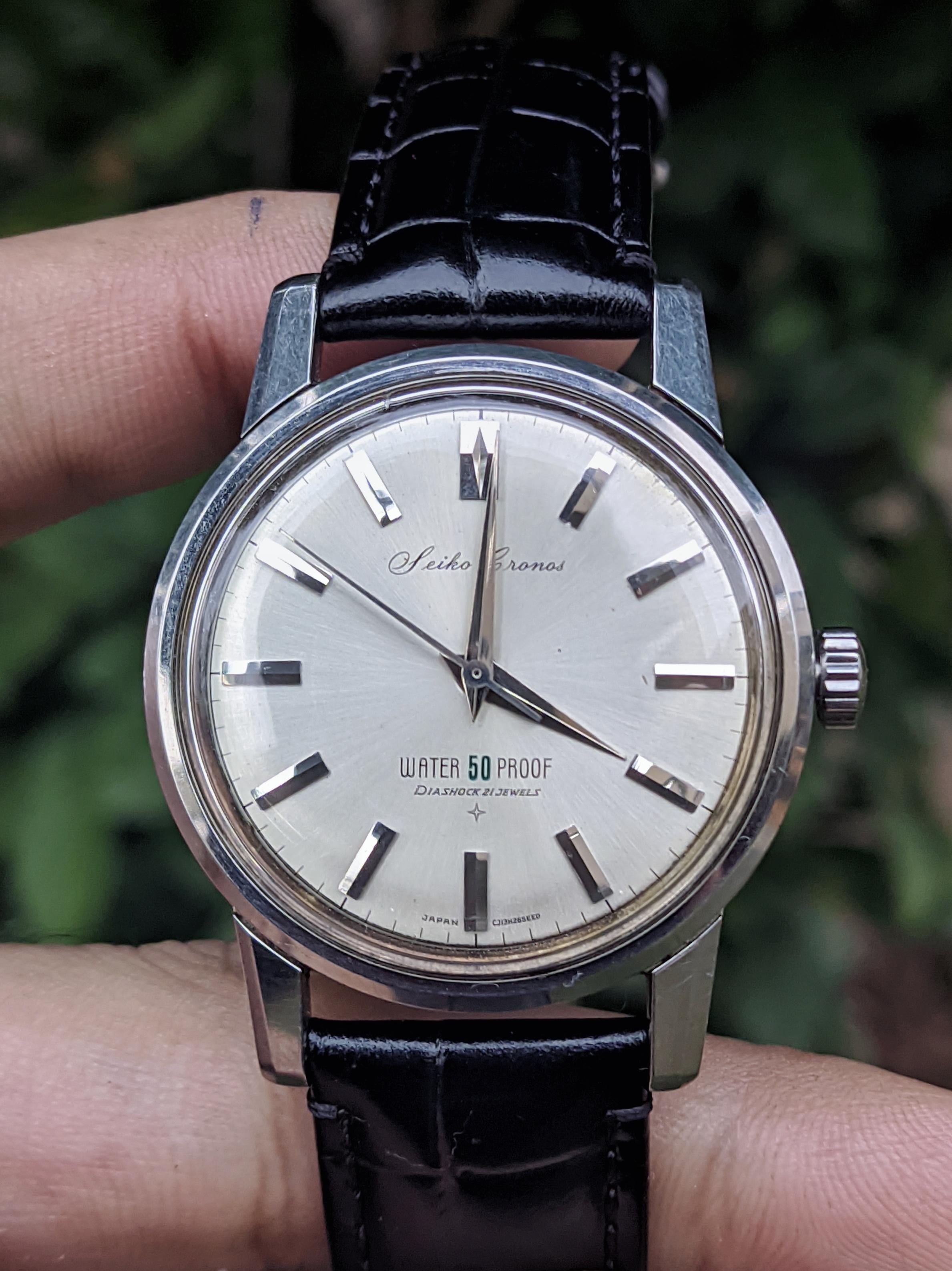 WTS] Seiko J13046 Cronos Water 50 Proof 1960's Dress Watch! $259