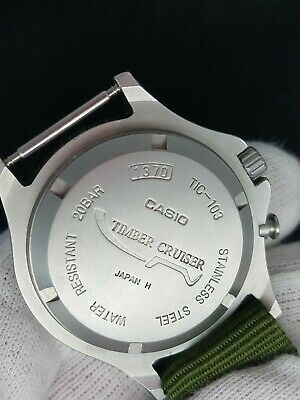 Rare CASIO Vintage Digital Watch TIMBER CRUISER JAPAN ONLY
