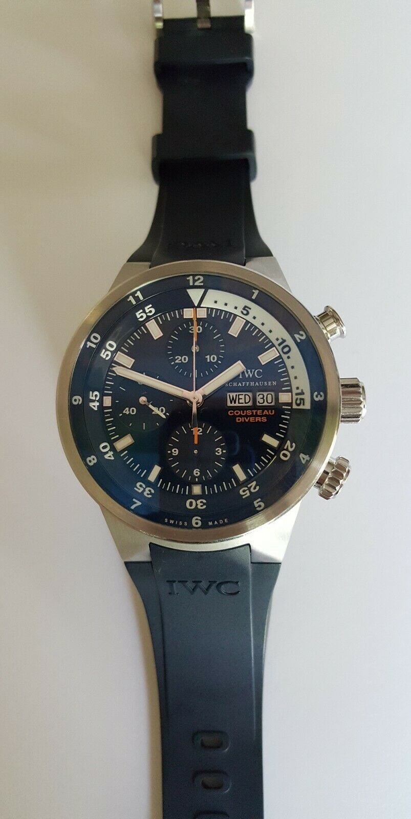 IWC WATCH AQUATIMER COUSTEAU DIVERS TRIBUTE TO CALYPSO LIMITED