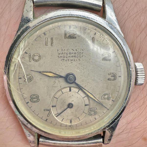[WTS] Antique WW2 Era Frenca Radium Dial Manual Wind Watch ...