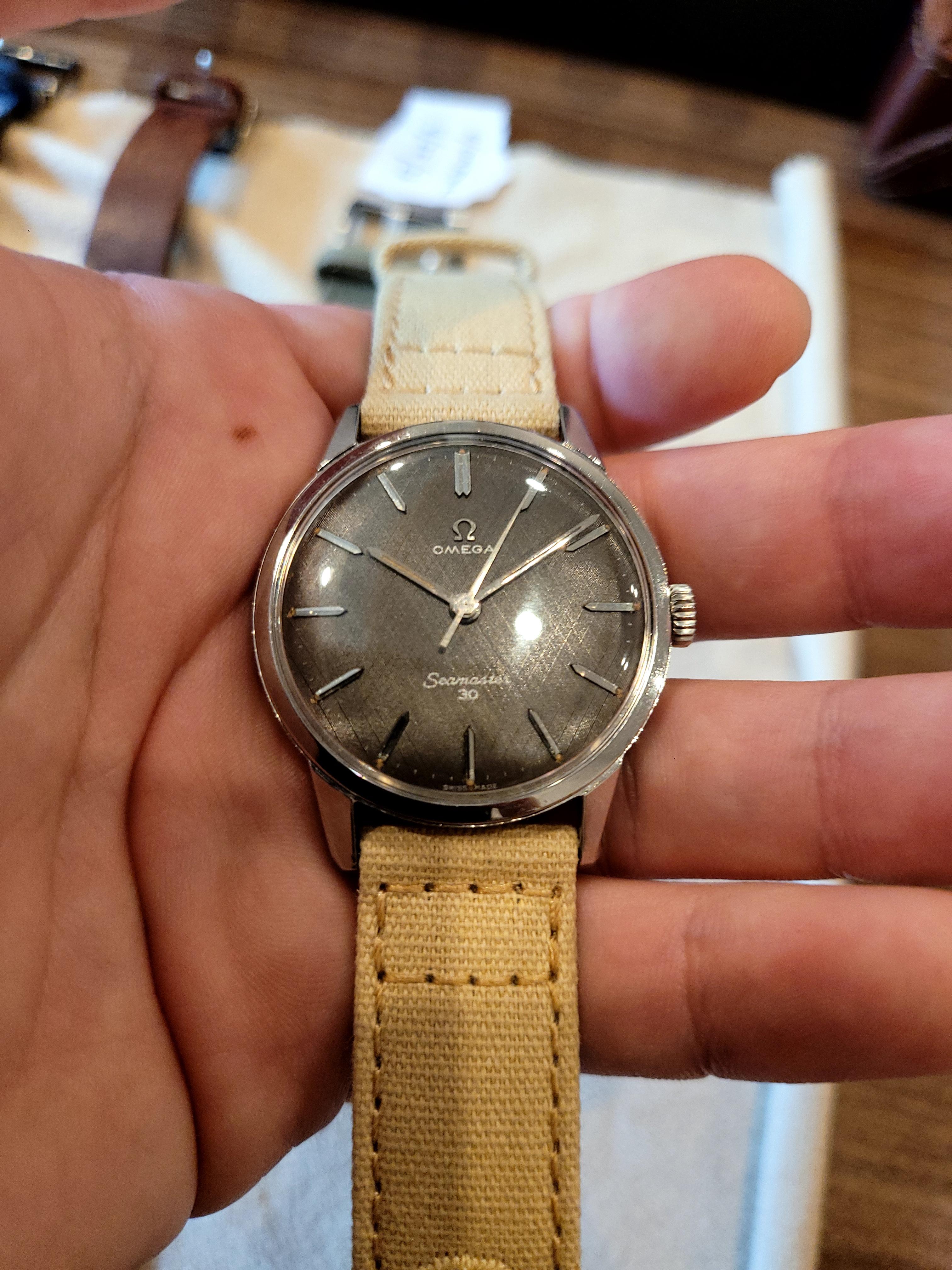 WTS Omega Seamaster 30 Grey linen Dial WatchCharts