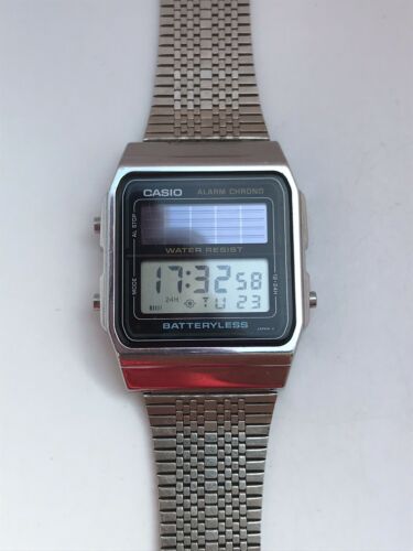 casio batteryless watch