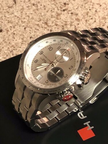 Hamilton Men's H776220 Khaki ETO Quartz Chronograph Stainless/only