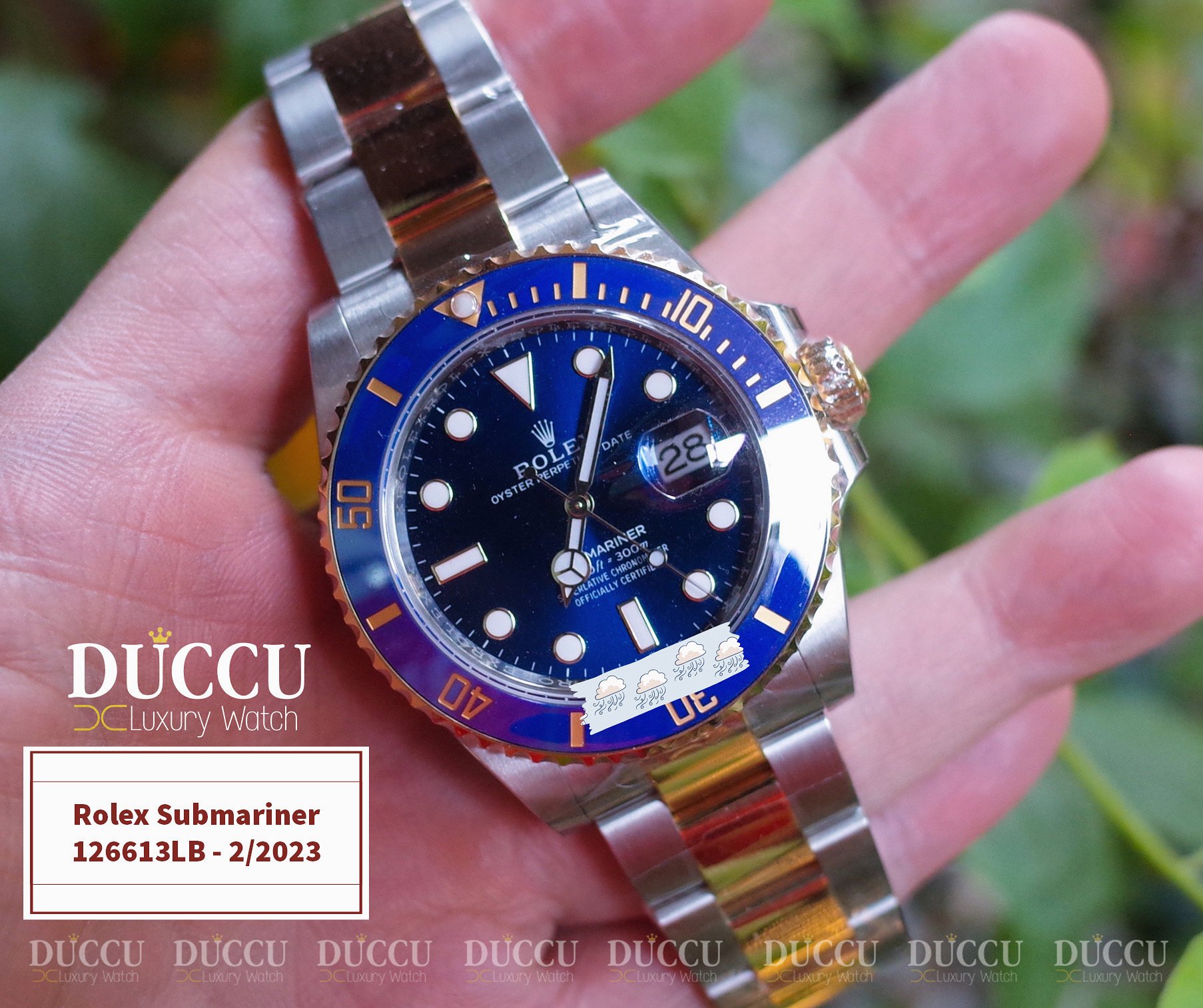 18 900 USD Brand New Rolex Submariner Date Demi 126613LB 2