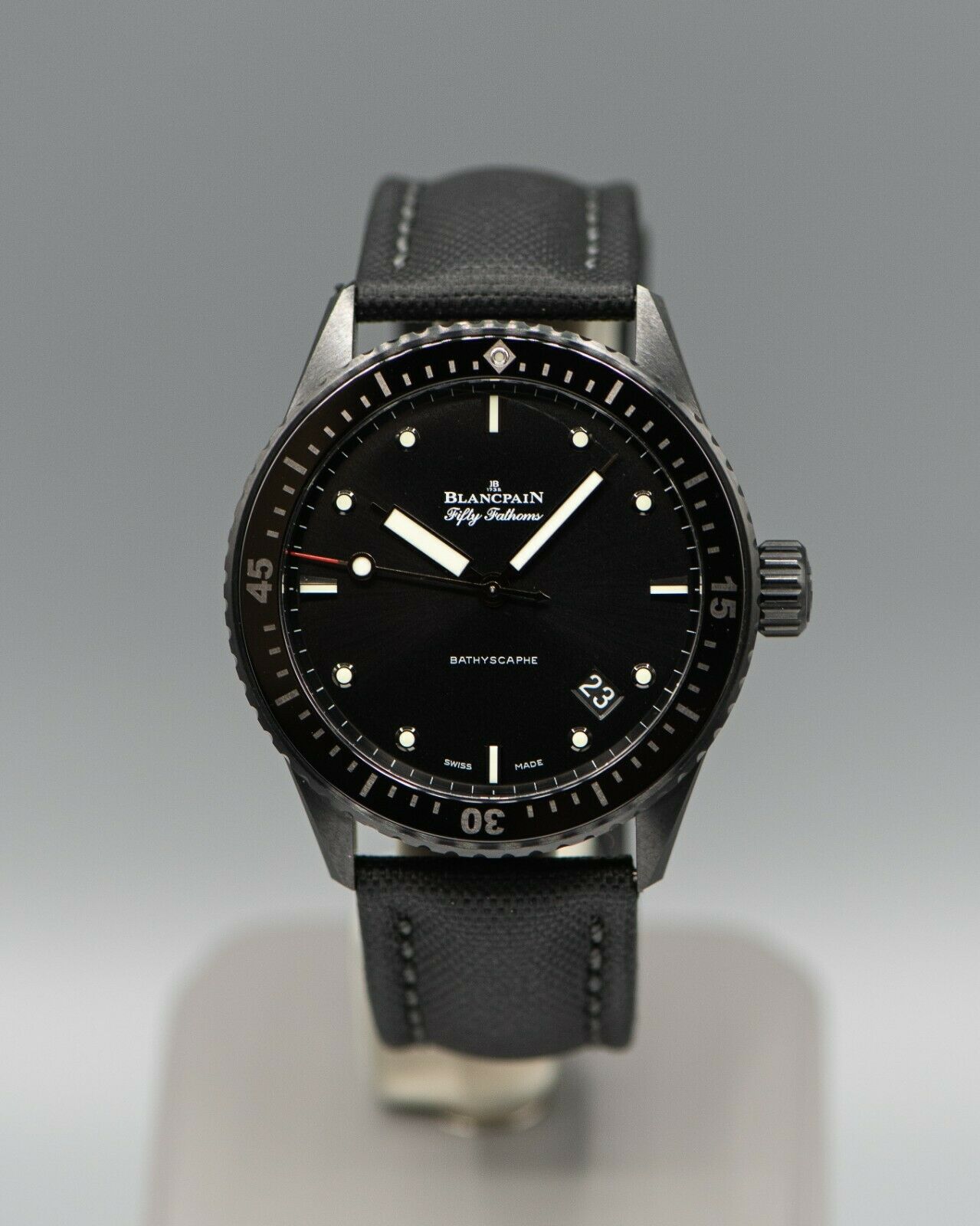 FS Pre Owned Blancpain Bathyscaphe 5000 0130 b52a 100 Complete