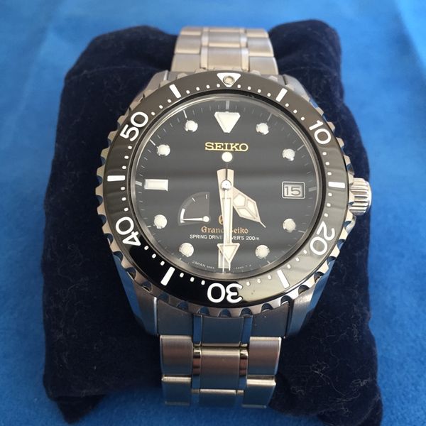 FSOT: Grand Seiko SBGA031 Titanium Spring Drive Diver. | WatchCharts ...