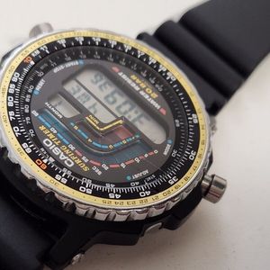 VINTAGE CASIO SURFING TIMER WATCH DW-403 MADE IN JAPAN