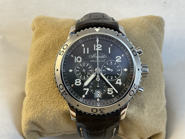 FS Breguet Transatlantique Type XXI 3810 FlyBack Chrono. Steel