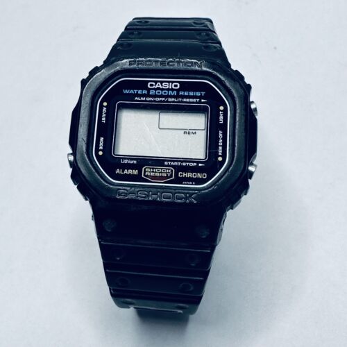 Vintage Casio G Shock DW5600 691 Screw Back Keanu Reeves