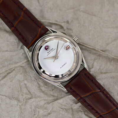 VINTAGE RADO WORLD TRAVEL AUTOMATIC 41 JEWELS DATE ANALOG DRESS  