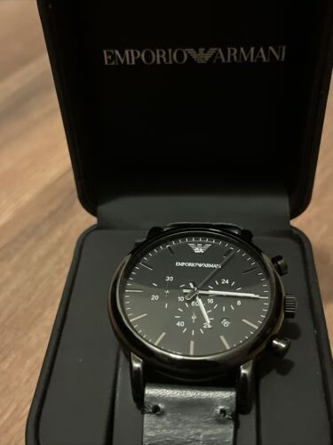 Emporio Armani Men's Black Watch - AR1918 | WatchCharts Marketplace