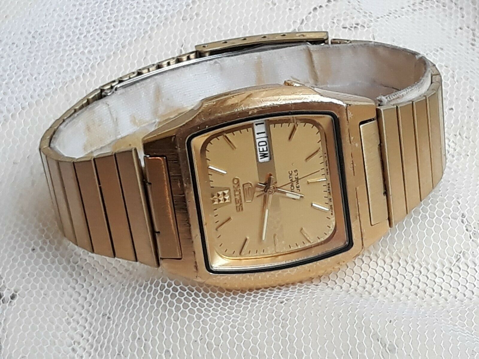 稼働品 SEIKO5 セイコー ファイブ 7S26-5860 デイト クォーツ 