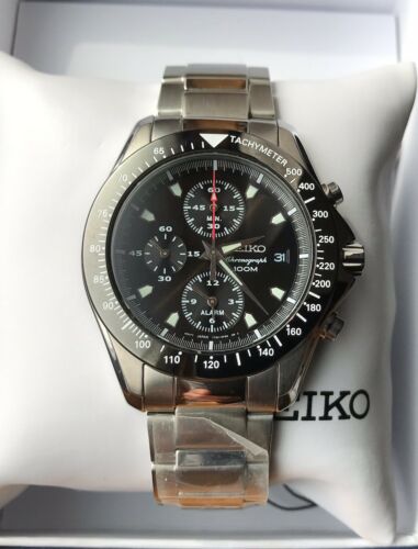 SEIKO 腕時計 7T62-0ER0 クオーツ ブラック メンズ Seiko 7T62-0ER0 SNA487P1 Chronograph *** | WatchCharts Marketplace
