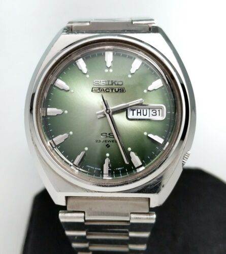 Vintage SEIKO 5 ACTUS SS 6106-7980 AUTOMATIC Mens Watch