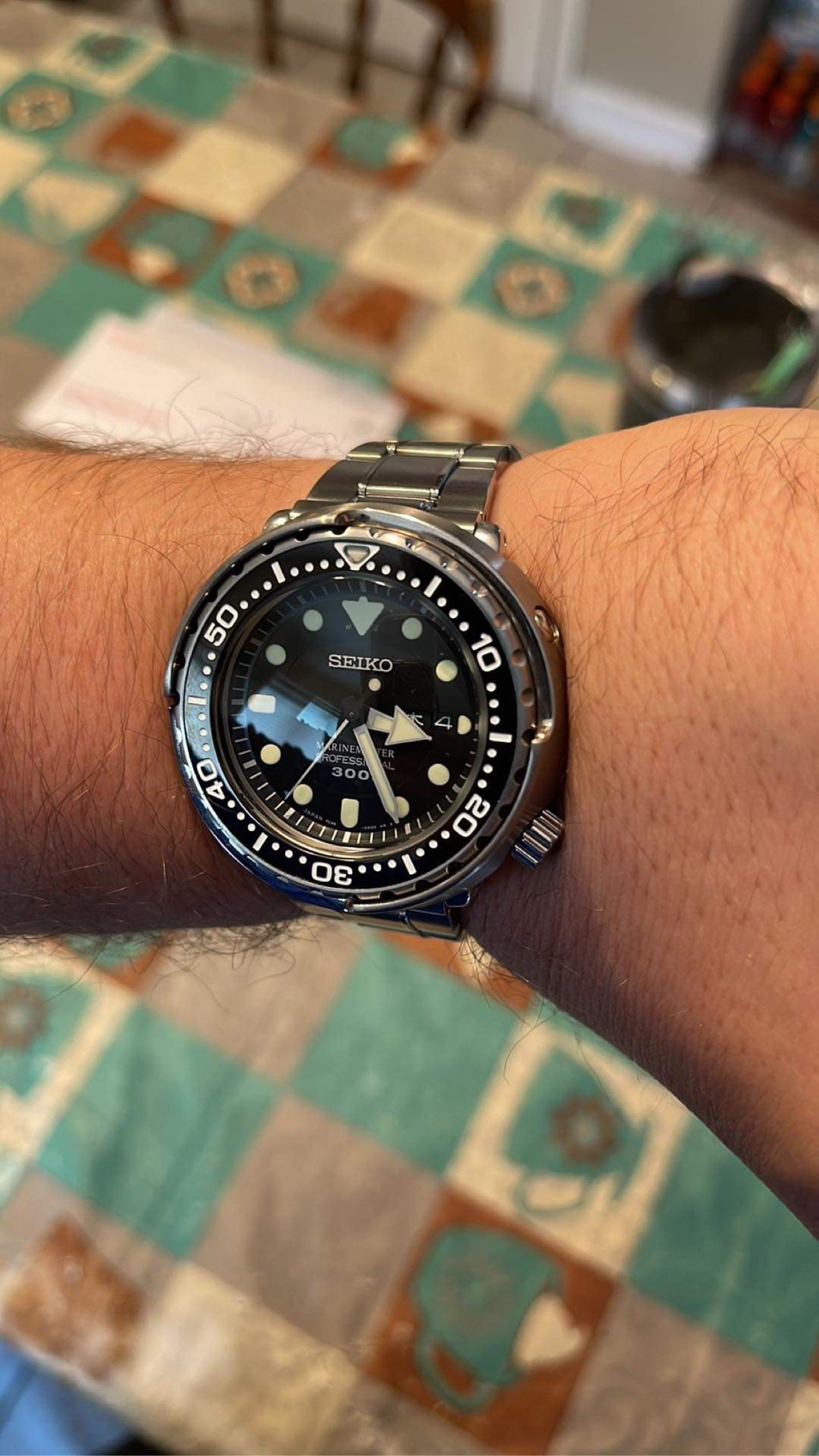 For Sale Seiko Marine Master SBBN031 Tuna on factory bracelet with extra  bracelet FULL KIT | WatchCharts