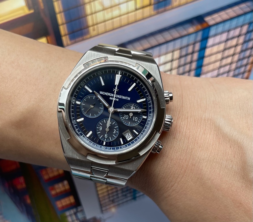 FSOT: Vacheron Constantin Overseas Chronograph 42.5MM Blue 5500V