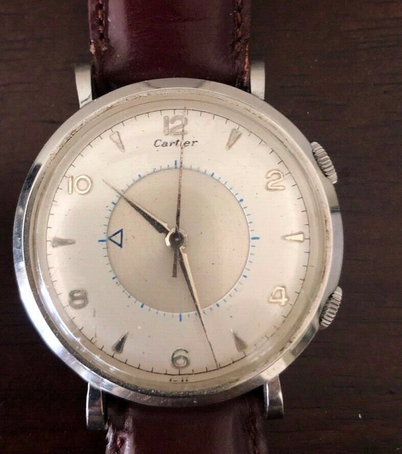 Cartier Memovox Vintage Men s Watch Rare w Certificate of