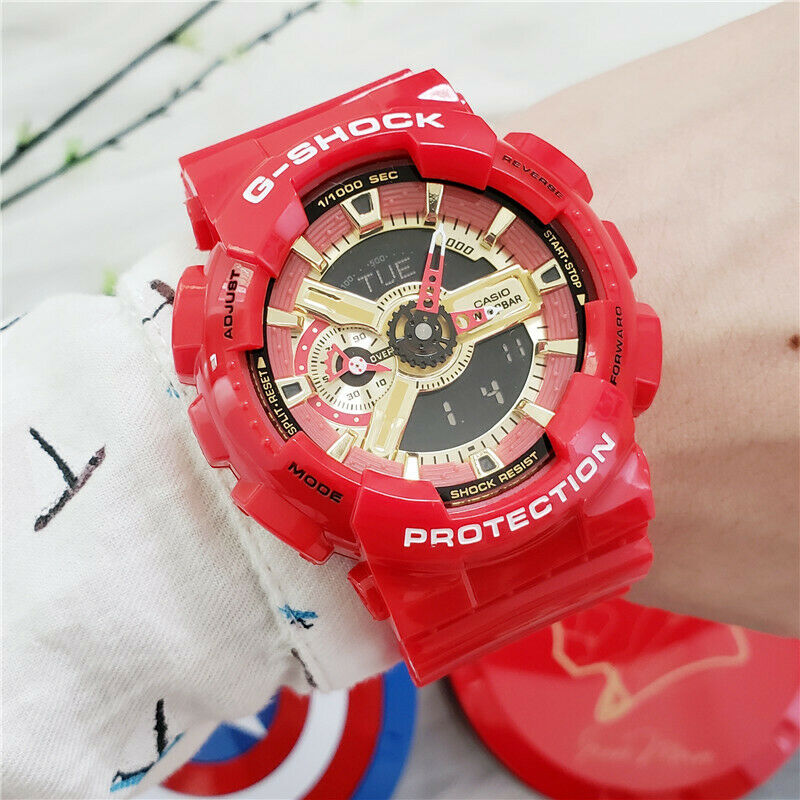 Casio G-shock Marvel Avengers GA-110 iron man -4pr Iron Man