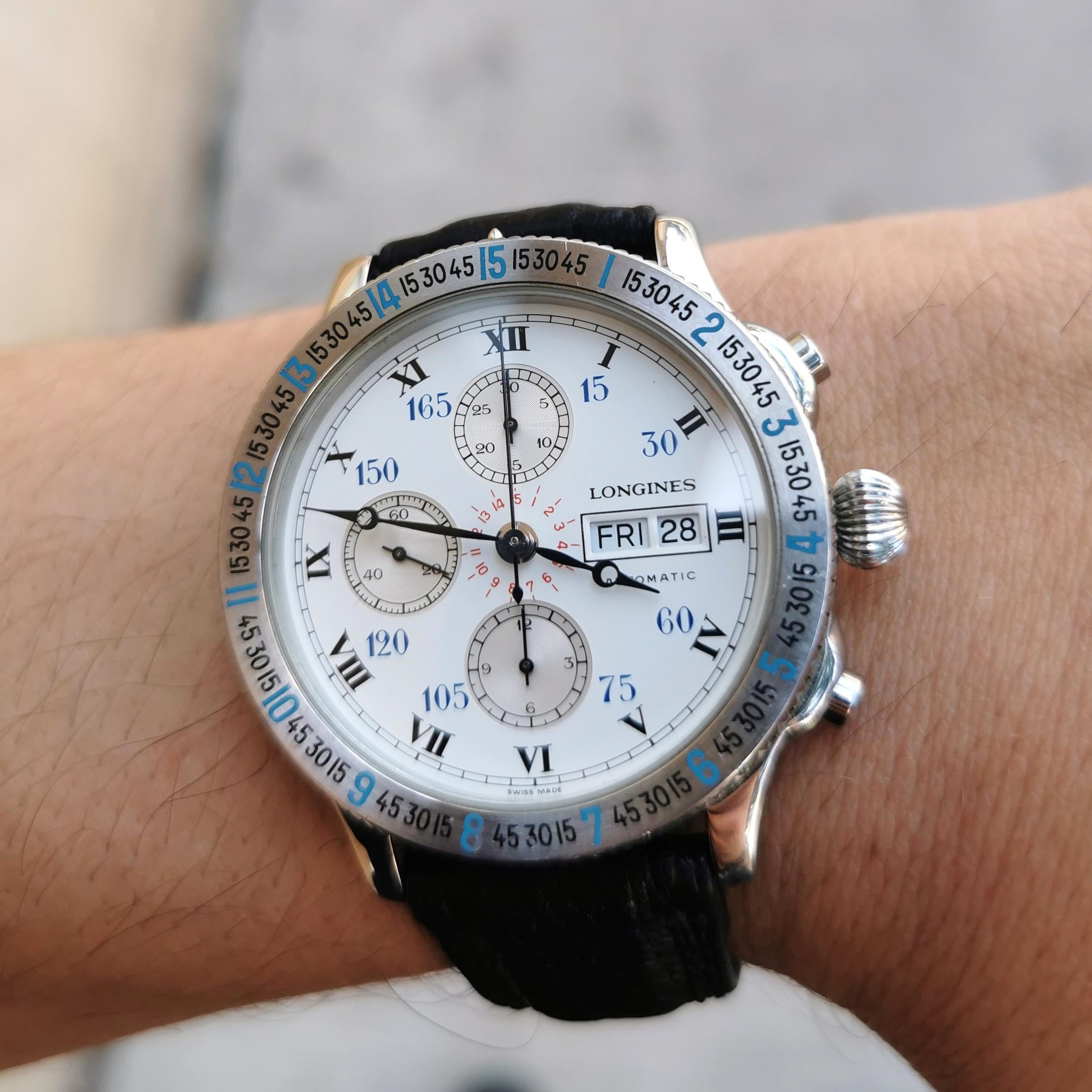 Longines hot sale lindbergh chronograph