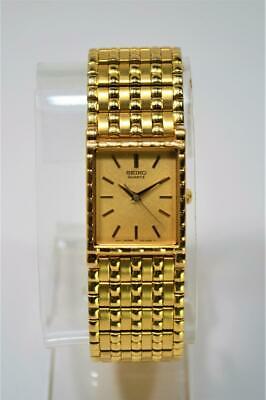 Retro Men s Gold Tone Seiko Quartz Wristwatch Model 7N01 5C39