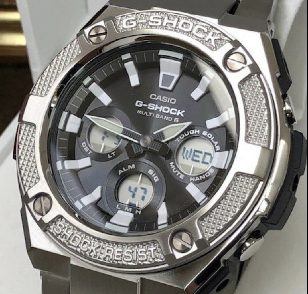 Casio G Shock GST-W330D-1AER Solar GSteel watch (UK) 5580 Movement