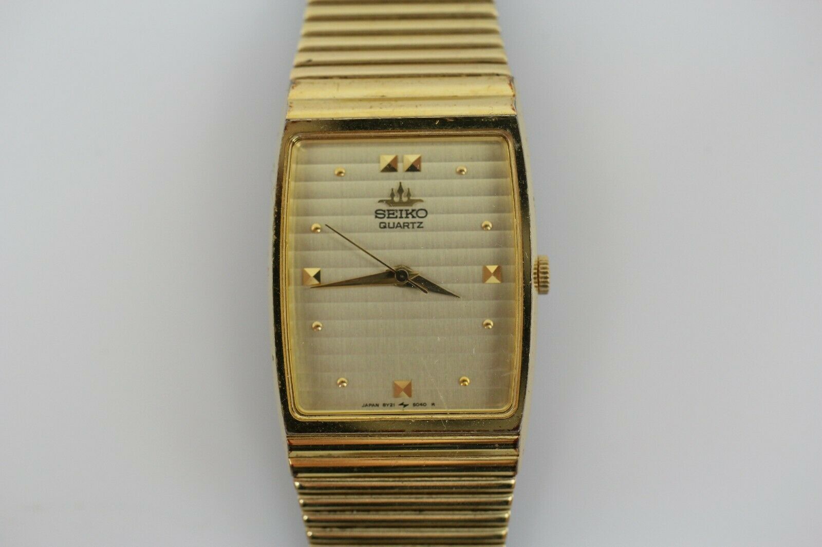 Vintage Seiko 8Y21-5040 Mens Gold Tone Quartz Dress Watch -Runs |  WatchCharts