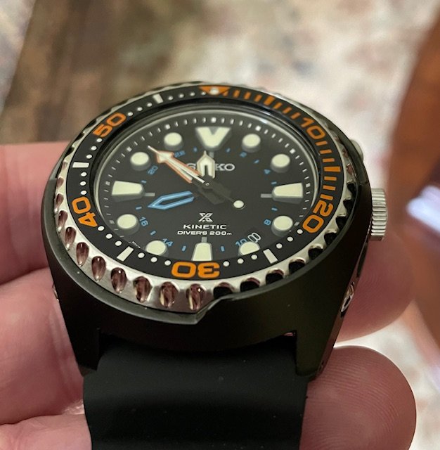 Seiko prospex sun023 clearance kinetic gmt dive watch