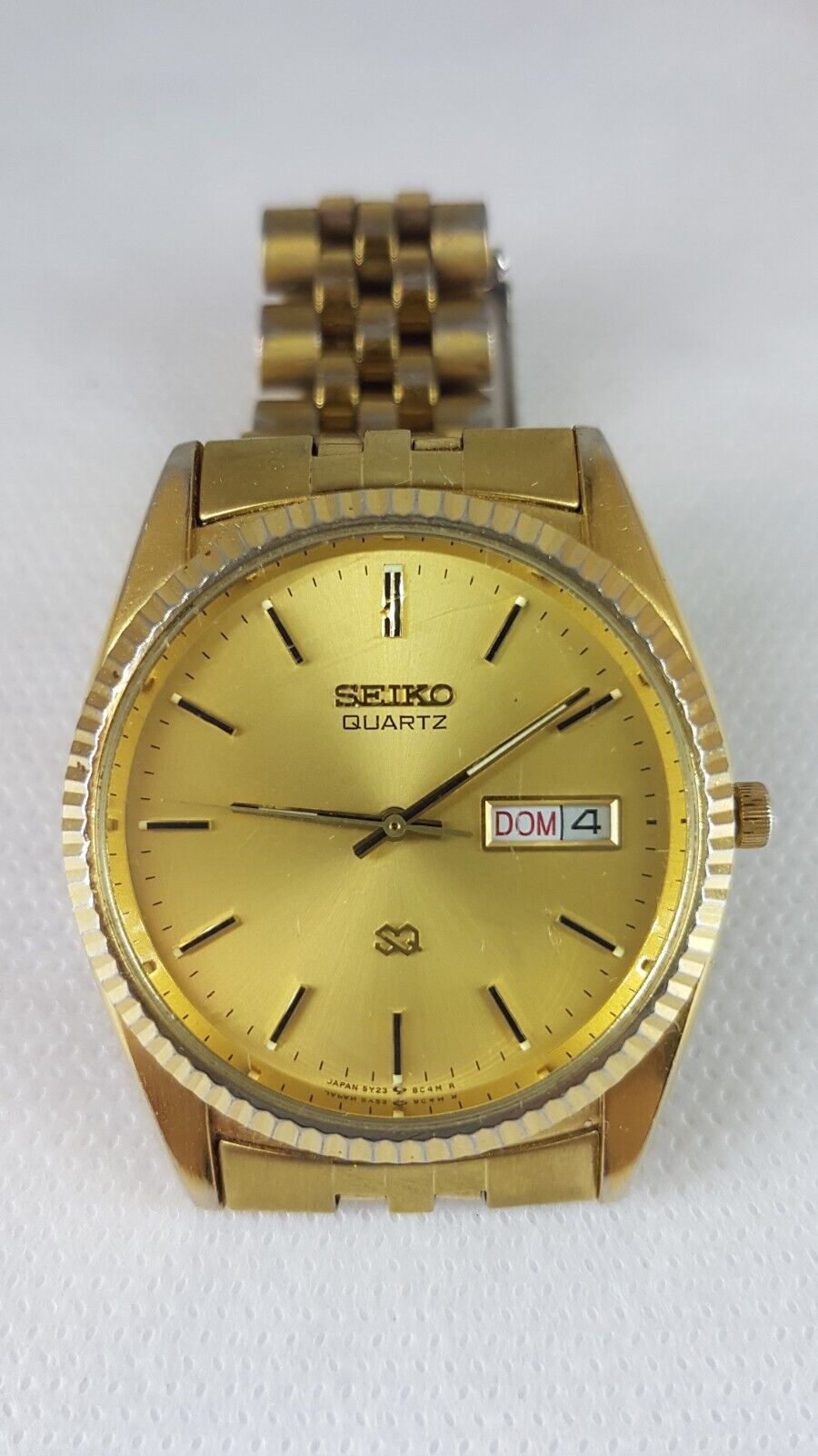 MIRACLE WORKS 阿修羅 9cm イエローバック Vintage Seiko 2320-0320S Watch RARE 80s Japan Quartz Watch 8