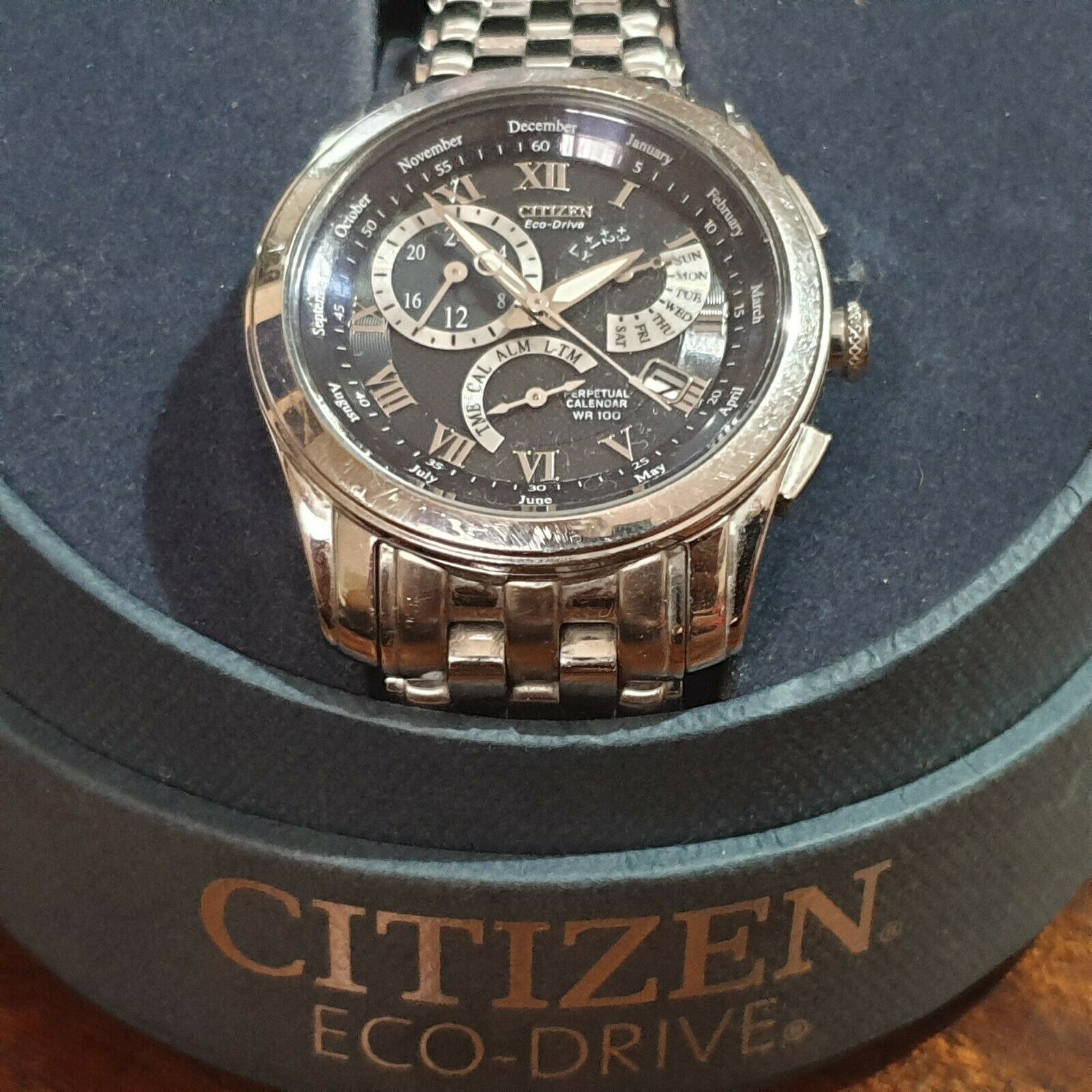 CITIZEN エコドライブ パーペチュアルカレンダー E870-S017891