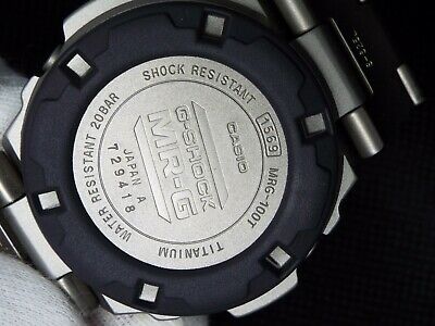 Vintage CASIO Digital Watch MR-G MRG-100T FULL TITANIUM 1569