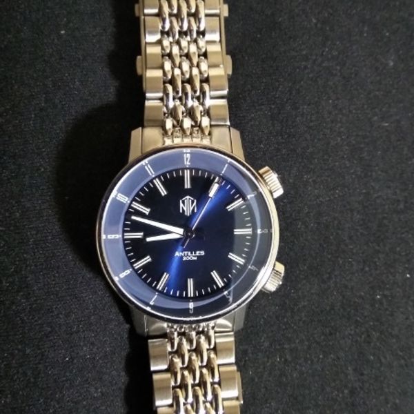 FS: NTH Antilles Sunburst Blue Dial with GMT Bezel, Double Domed ...