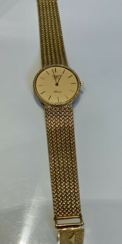 Longines Presence 9ct Gold Quartz Vintage Mens Dress Watch