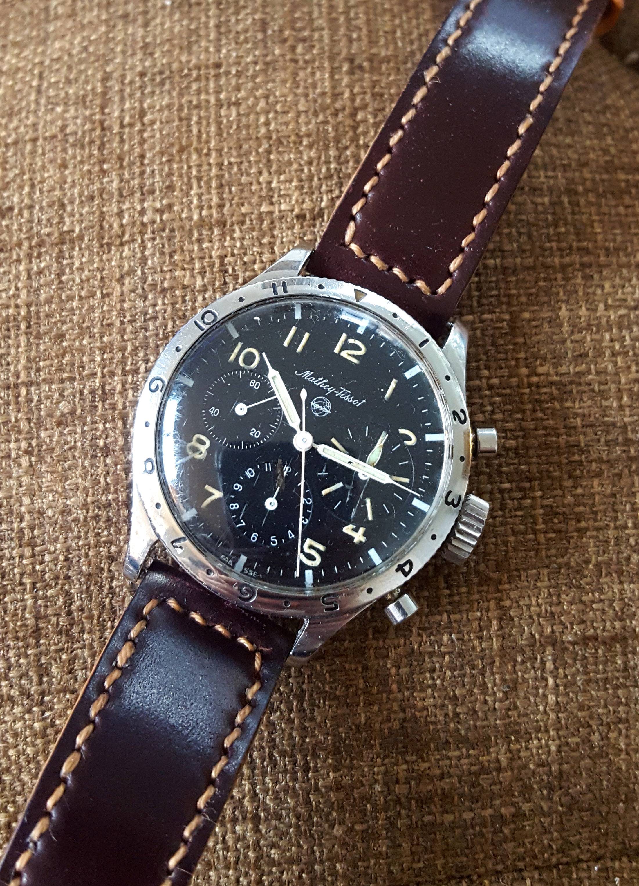 WTS Mathey Tissot Type XX Flyback Chronograph REDUCED