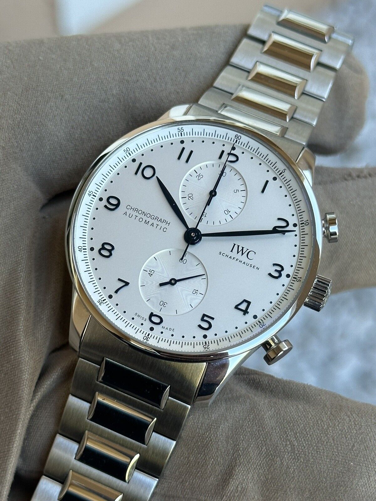 FS IWC PORTUGIESER CHRONOGRAPH Automatic 41 mm Stainless Steel Watch IW371617 2022 WatchCharts