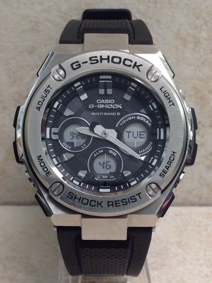 CASIO G SHOCK GST W310 5524 R C SOLAR CLASSIC ANALOG DIGITAL