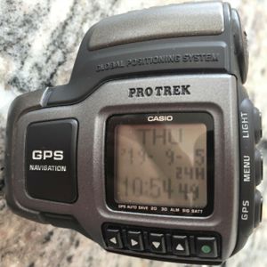RARE VINTAGE CASIO PRO-TREK GPS Model - 1840 PRT-1 | WatchCharts