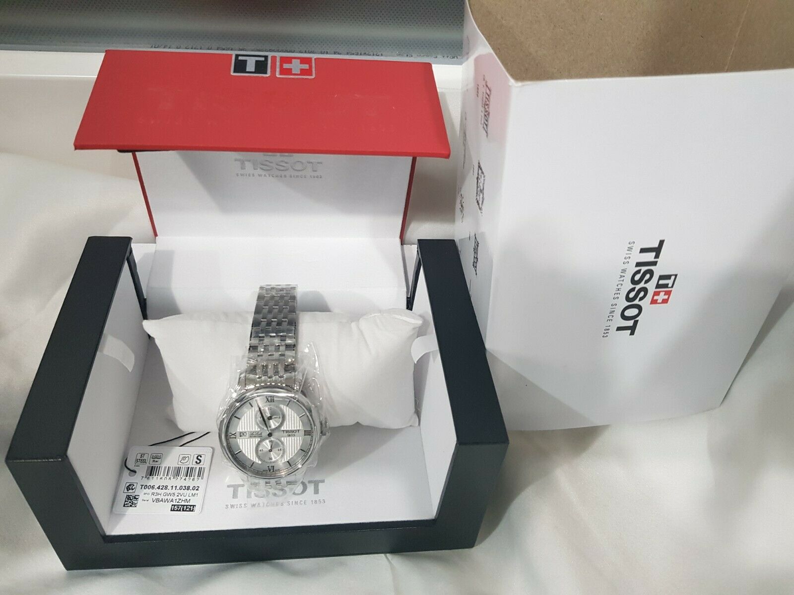 Tissot Le Locle Automatic Regulateur Silber Metallband