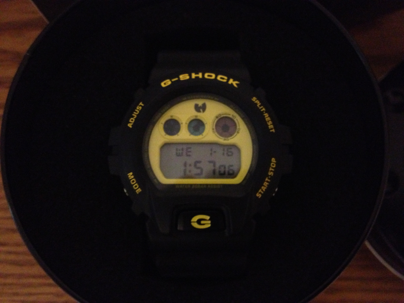 wu tang g shock watch