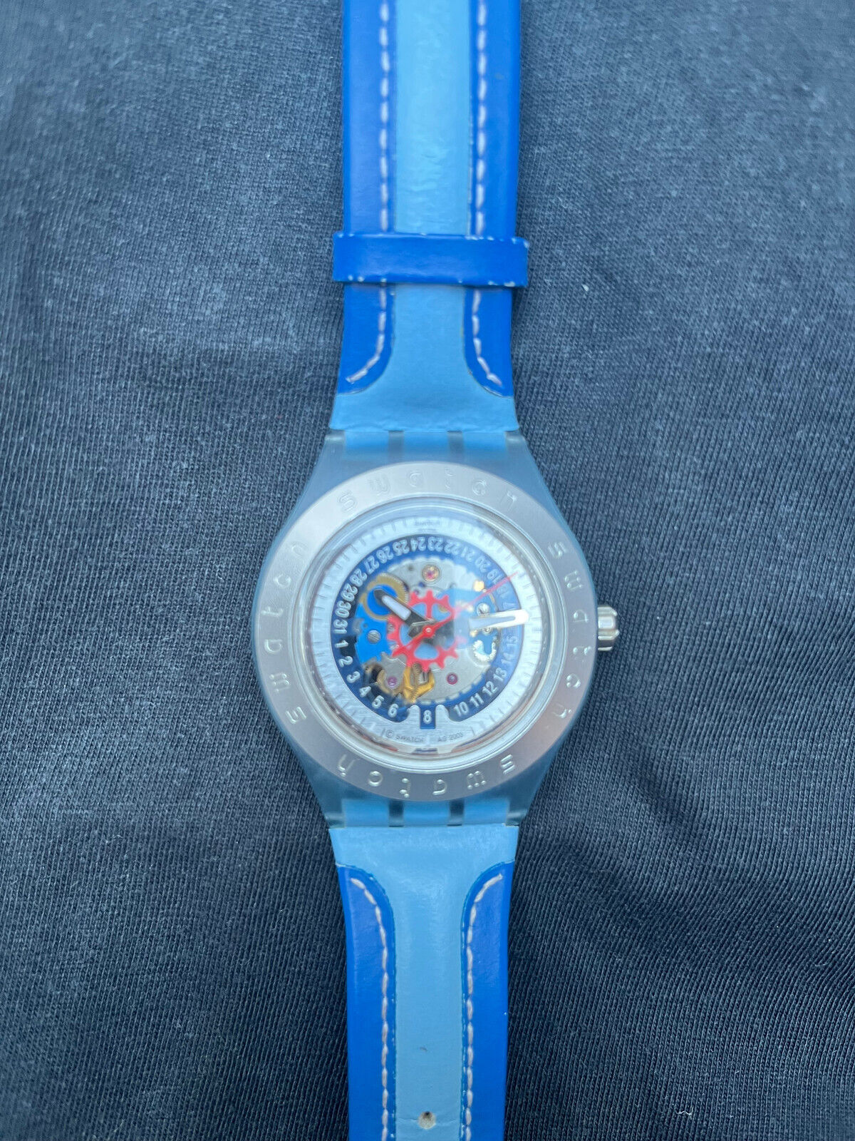 Swatch Irony Diaphane Automatik - BLUE TRAP - SVDN4000 - getragen ...