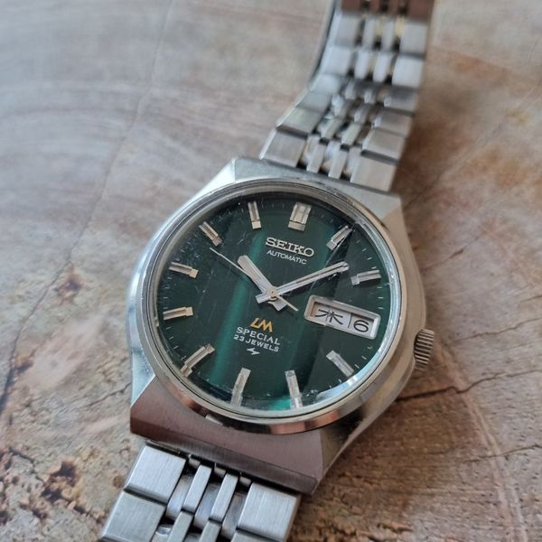 Seiko LM Special 5216-7040 green dial. | WatchCharts