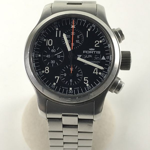 [Used] FORTIS Self-winding watch / B-42 / Cosmonaute chronograph ...