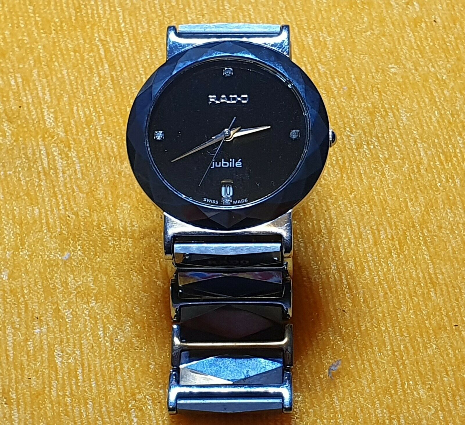 Rado Diastar Jubile Watch with Diamonds - Date Ceramic