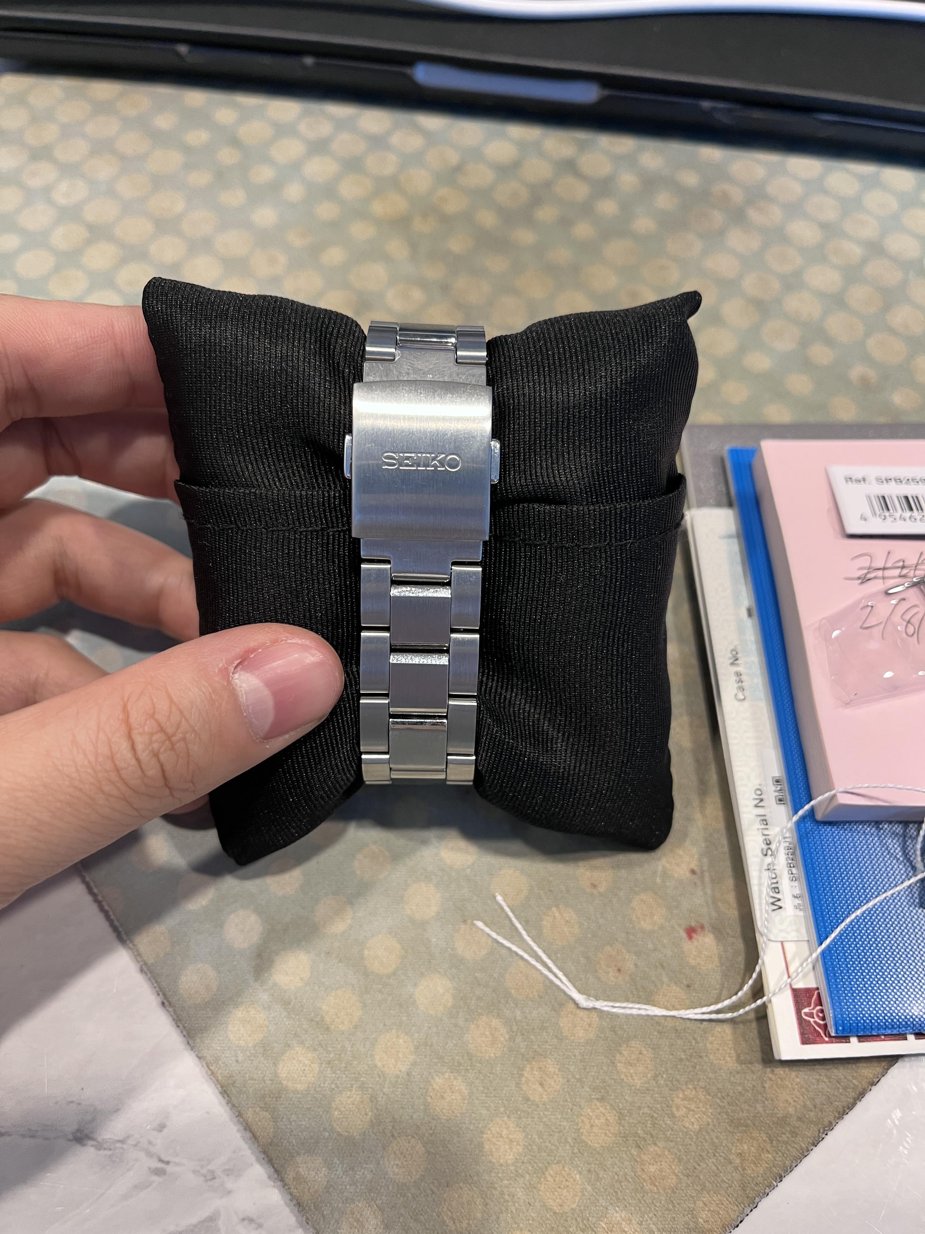 WTS] Seiko SPB259 Ginza Full kit, box, papers, warranty and card, extra  links, tags | WatchCharts