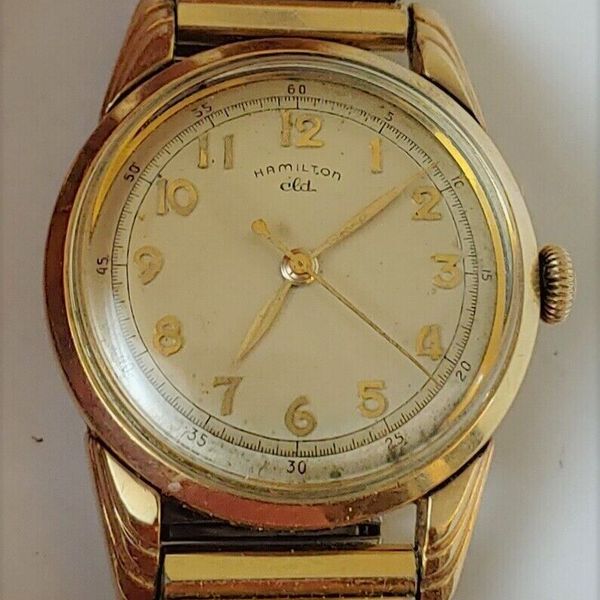 Vintage 1953 10k Goldfilled Hamilton Lyndon CLD Men's Watch