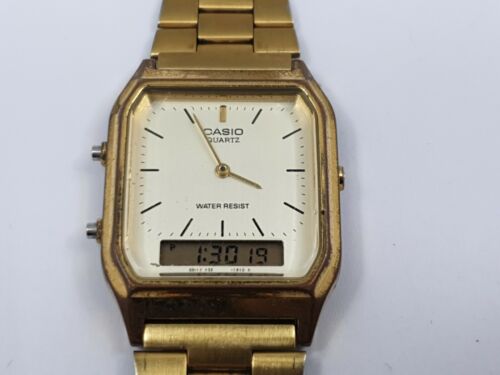 casio aq230 dual time watch