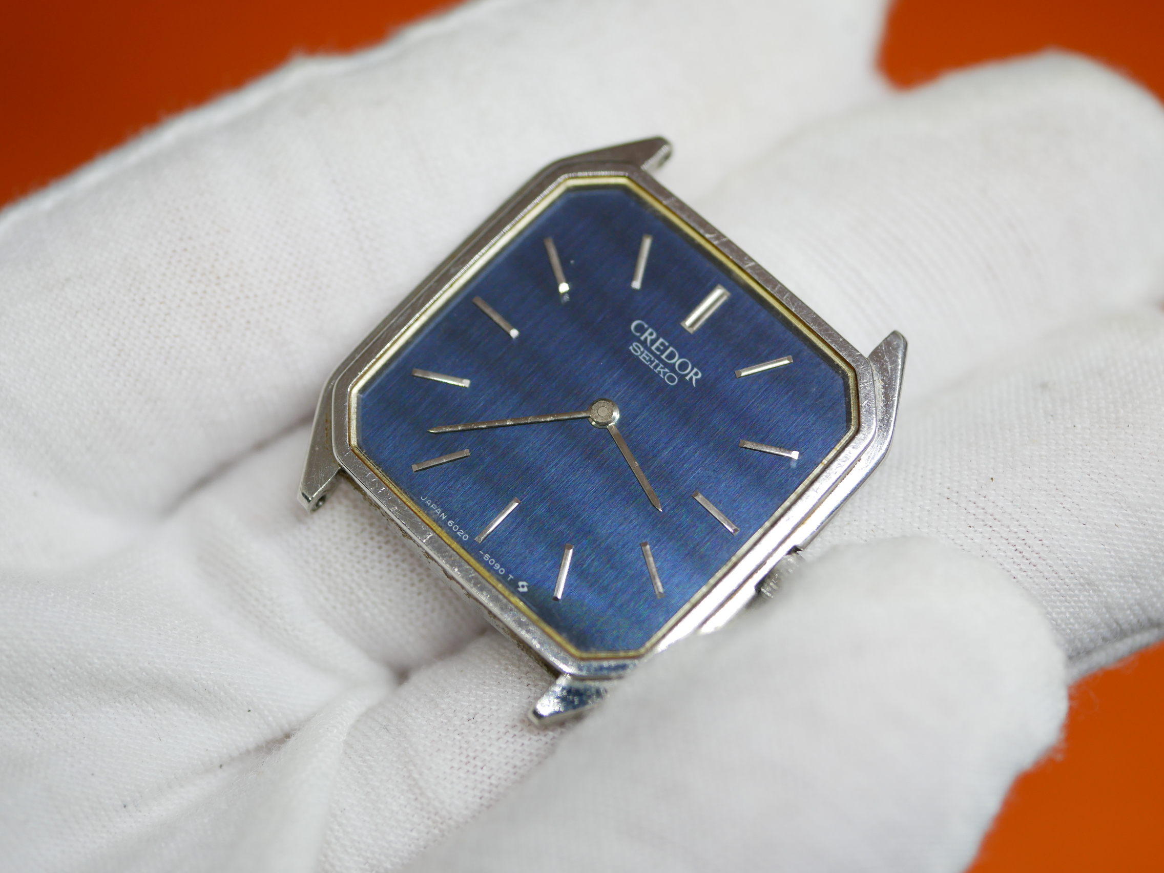 WTS Seiko Credor Blue Tank Quartz for 159 WatchCharts