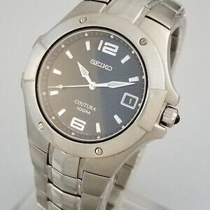 SEIKO COUTURA 100M QUARTZ MENS CALENDAR DATE WATCH SAPPIRE CRYSTAL 7N42 OCHO WatchCharts Marketplace