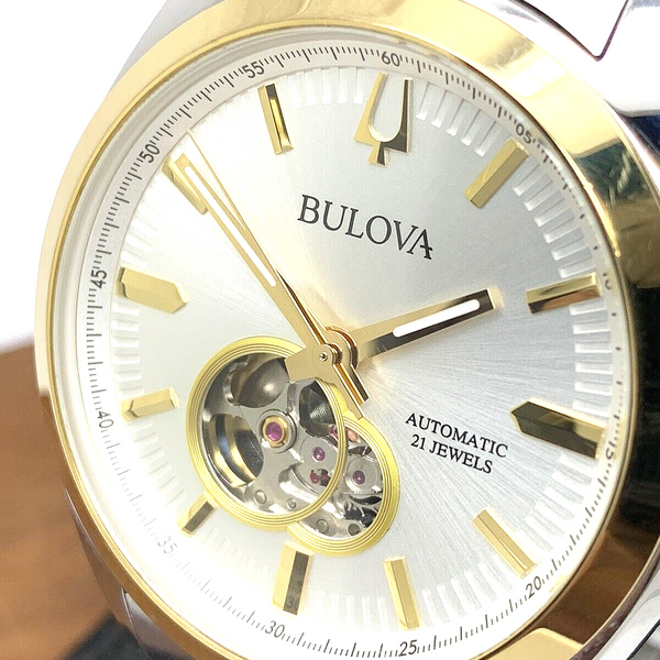 Bulova 98A284 - Orologio Surveyor Open Heart Automatic