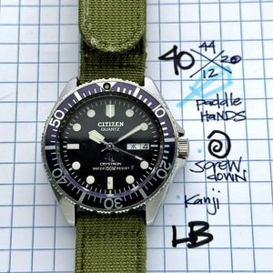 CITIZEN TITANIUM C500-Q00125 TA AIR DIVERS JDM PRO-MASTER WATCH